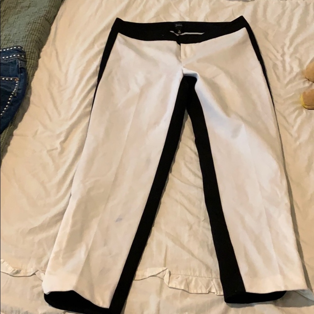 Black & white pants